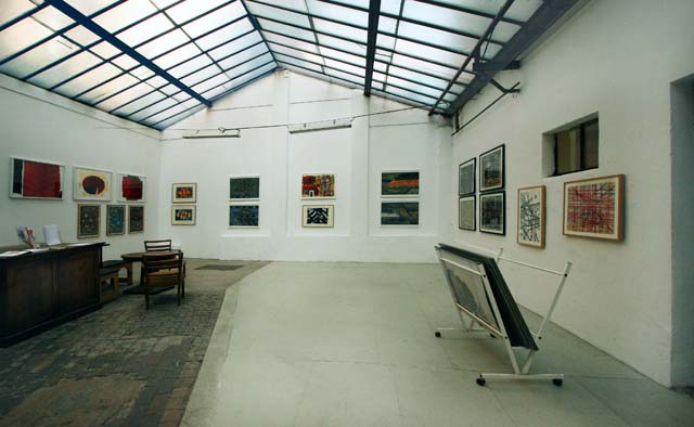 Die Exposition der Ausstellung 